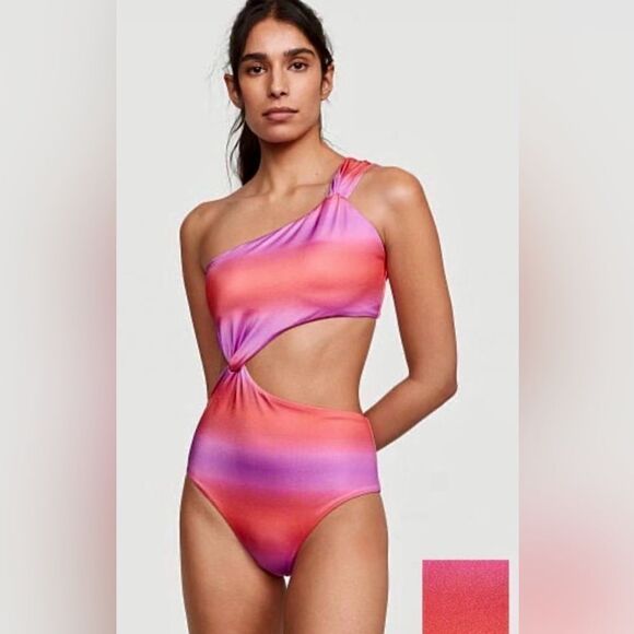 VICTORIA'S SECRET SWIM Ombre Twist Monokini One-Piece Swimsuit - Picture 1 of 3